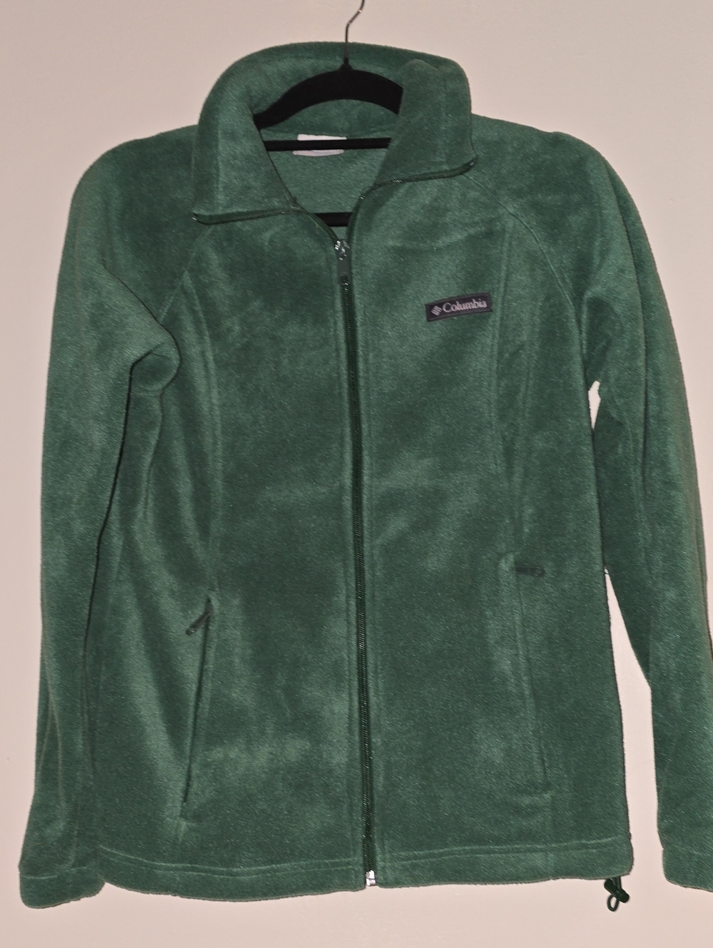 Columbia Women's Dark Green Full-Zip Fleece Jacket